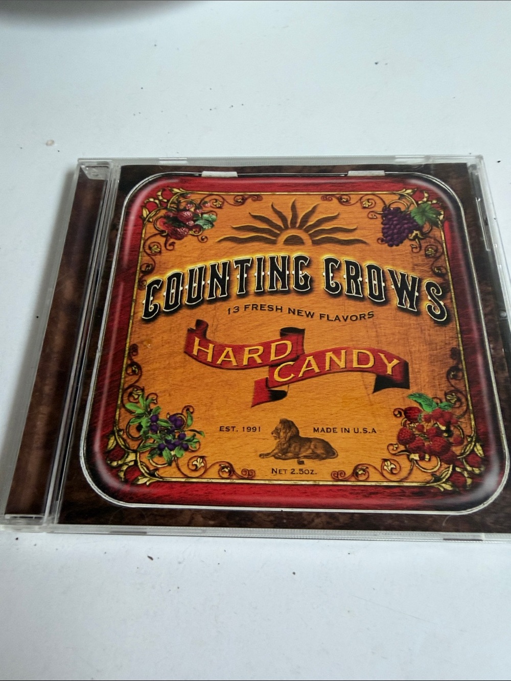 Source Unknown Counting Crows Hard Candy CD - Orange and Red Artwork
